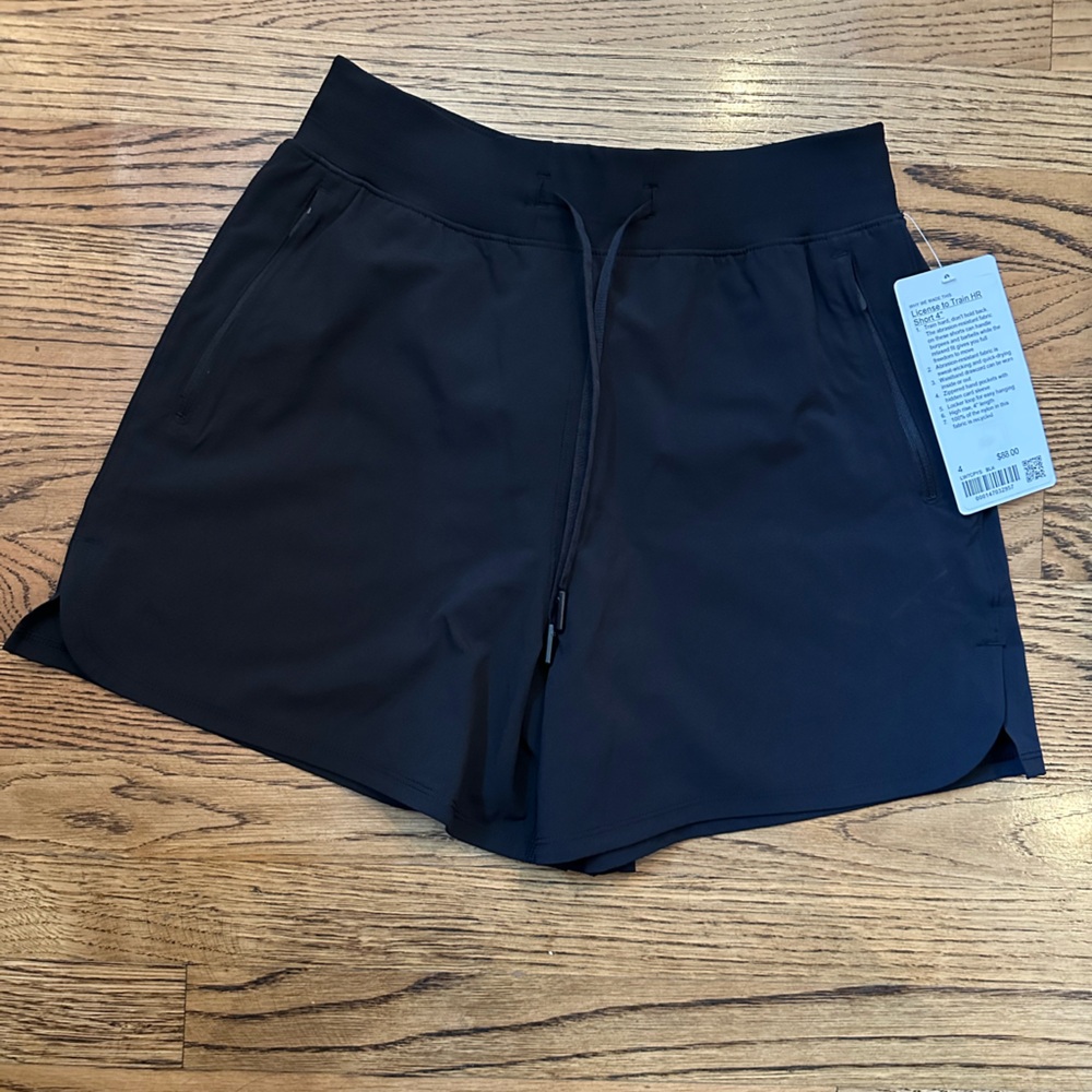 NWT Lululemon Athletica license to train shorts